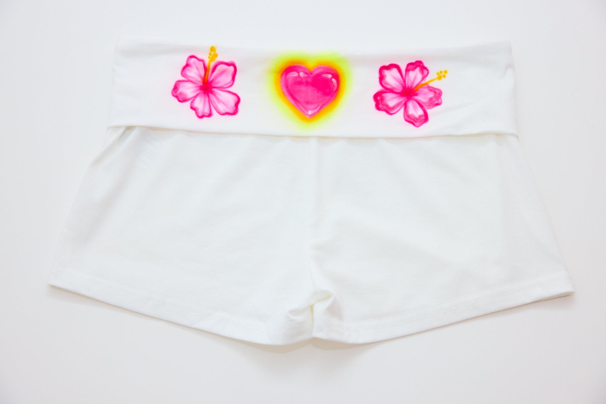 Hibiscus Fold-Over Shorts – Yung Reaper