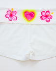 Hibiscus Fold-Over Shorts