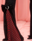 Black Christmas Velvet Pants