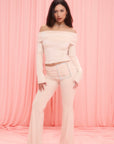 Maude Velour Foldover Pants