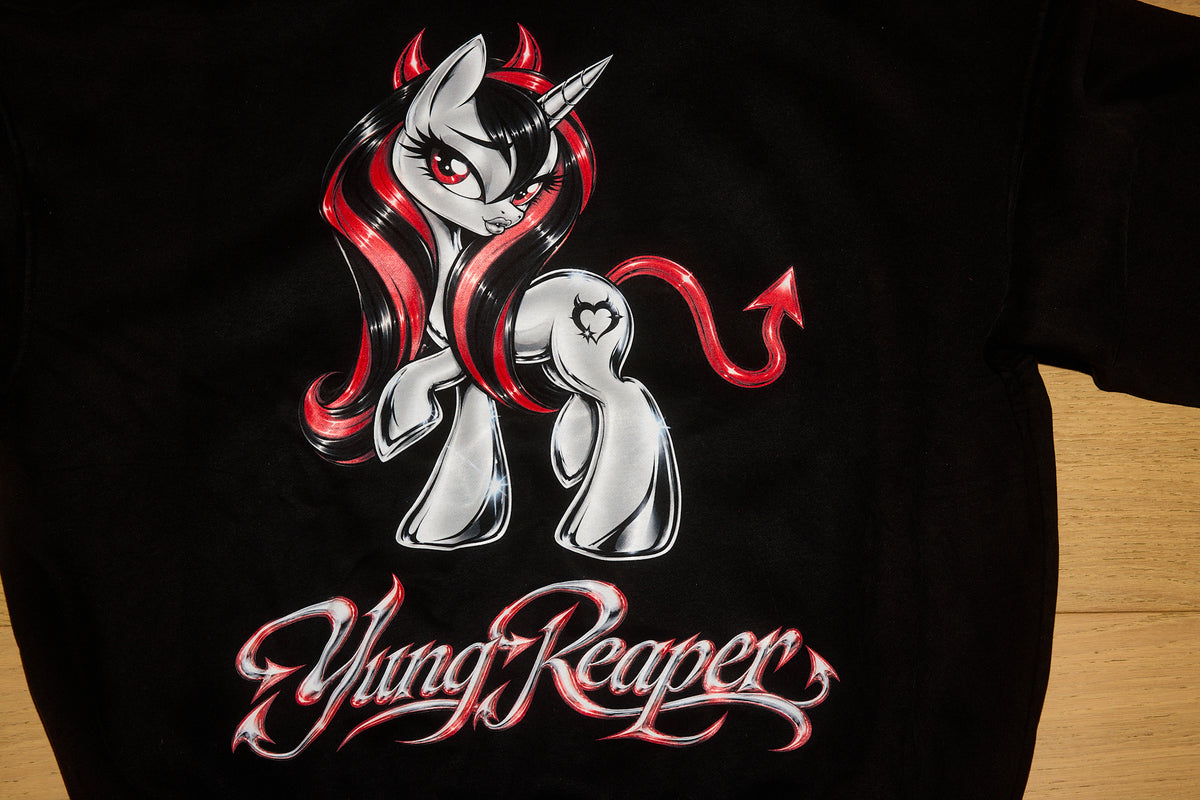 Scary Pony Zip-Up Hoodie
