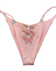 Pink Butterfly Bikini Bottoms