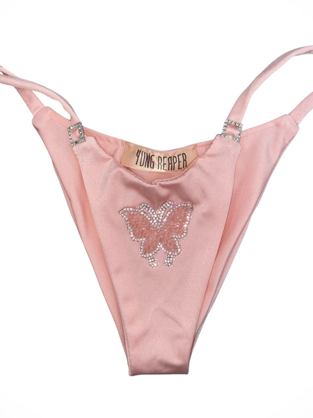 Pink Butterfly Bikini Bottoms