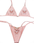 Pink Butterfly Bikini Bottoms